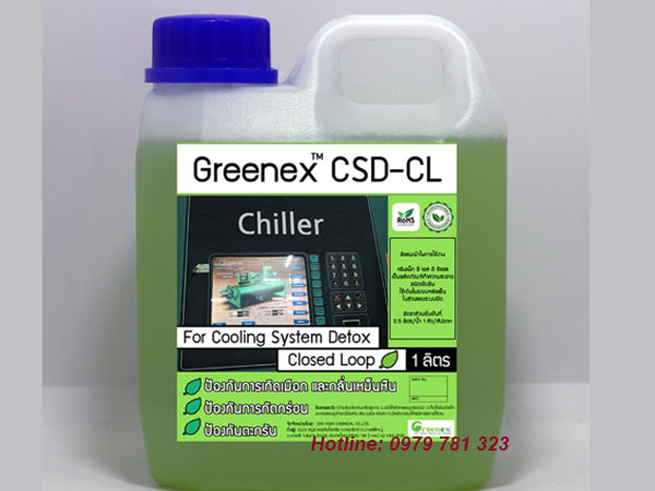 Chất ức chế chống hình thành cáu cặn, rỉ sét, rong rêu, nấm tảo phân hủy sinh học Greenex CSD