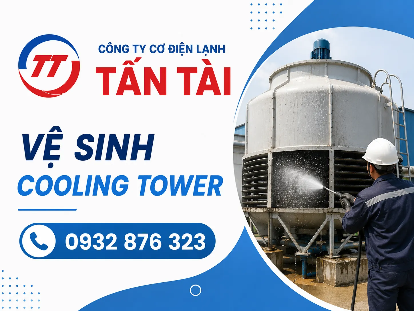 vệ sinh cooling tower
